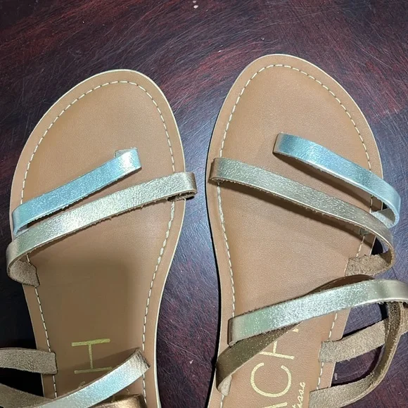 Beach by Matisse multi colored metallic sandals - Picture 3 of 4